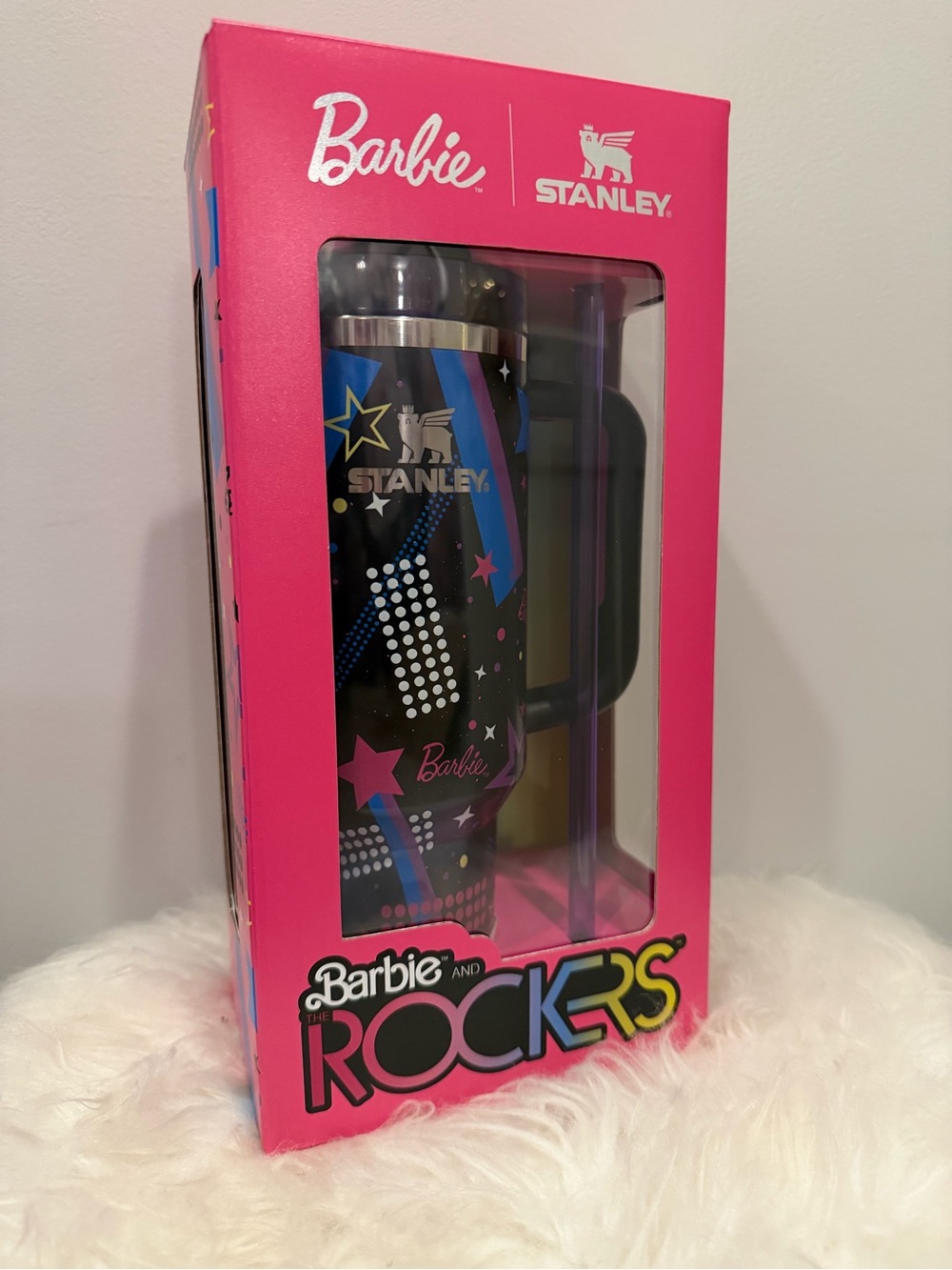 Stanley x Barbie Rockers Flowstate Quencher 40oz